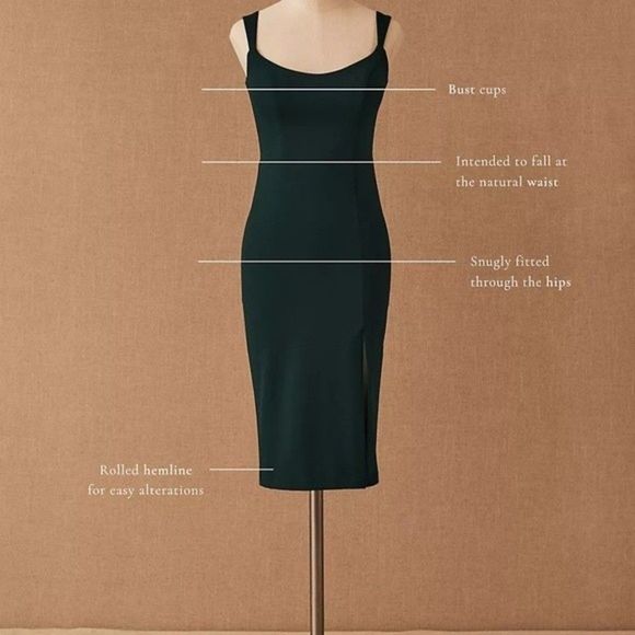 BHLDN Ana Crepe Midi Dress - Picture 2 of 16